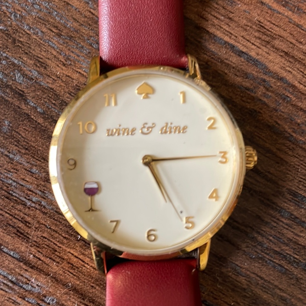 Kate Spade wine and dine watch